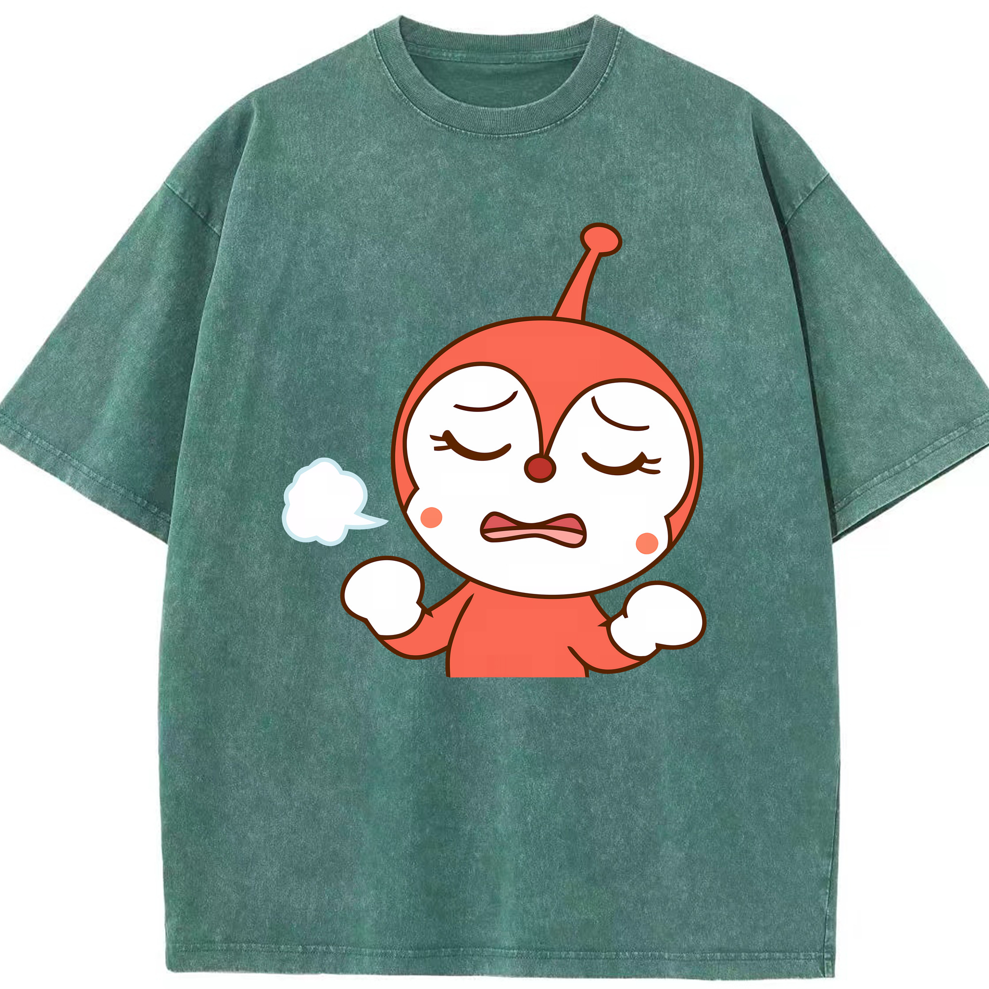 （画像用） アンパンマン Anpanman 綿100% ヴィンテージ風 半袖Tシャツ（フロントプリント）